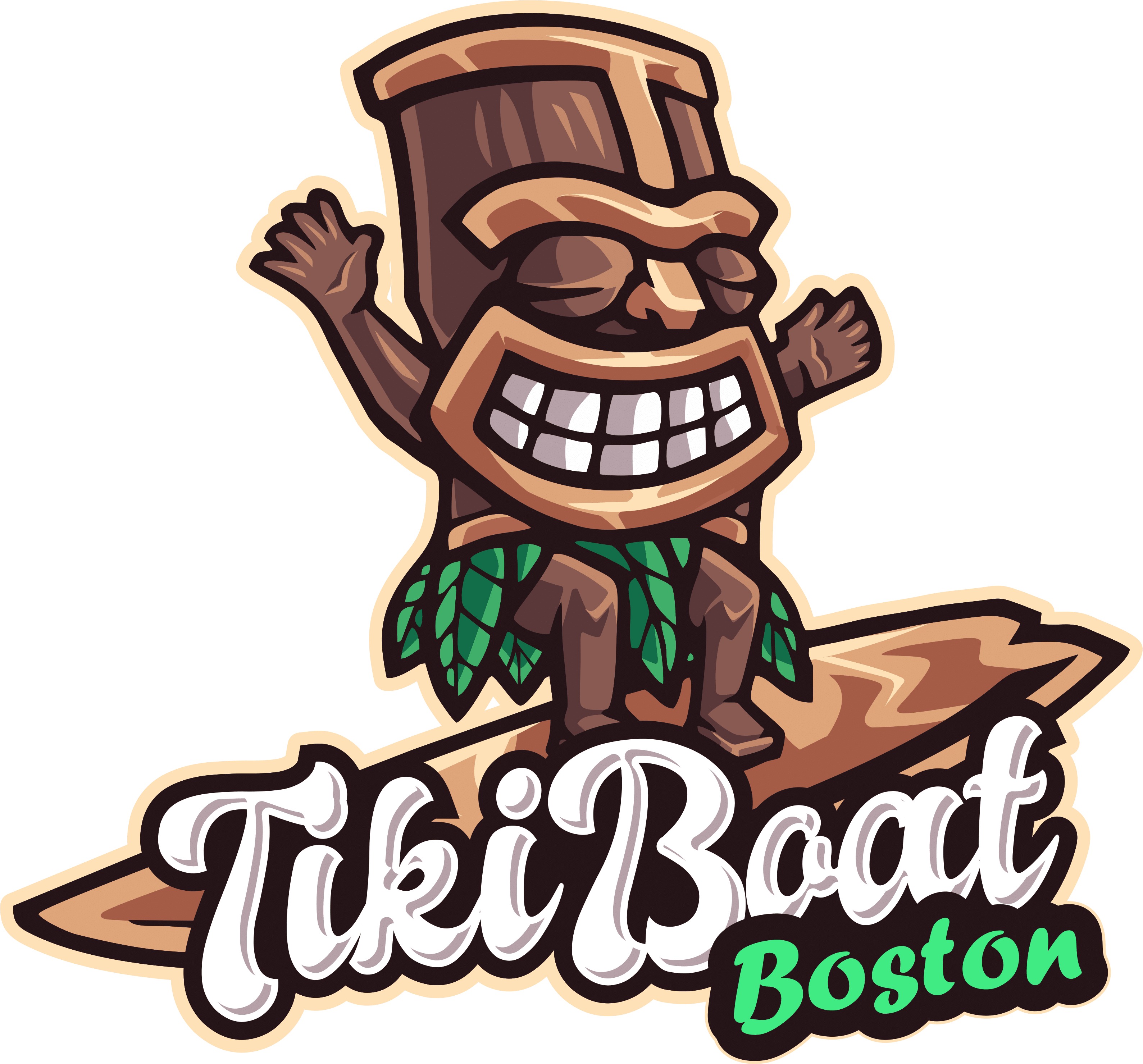 Tiki Boat Boston Logo